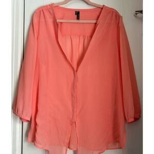 SUMMER SALE | Maurices Women's Coral Blouse - Size XL